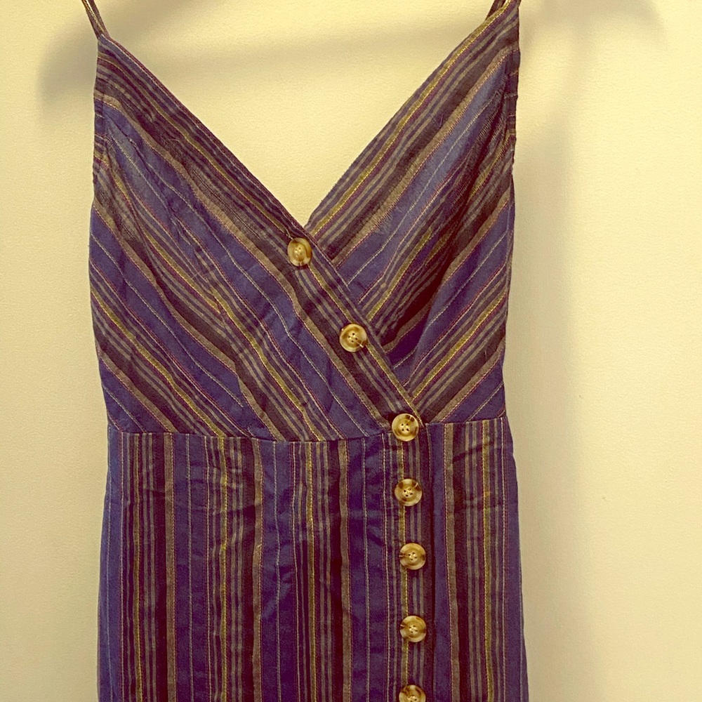 Striped Blue Dress